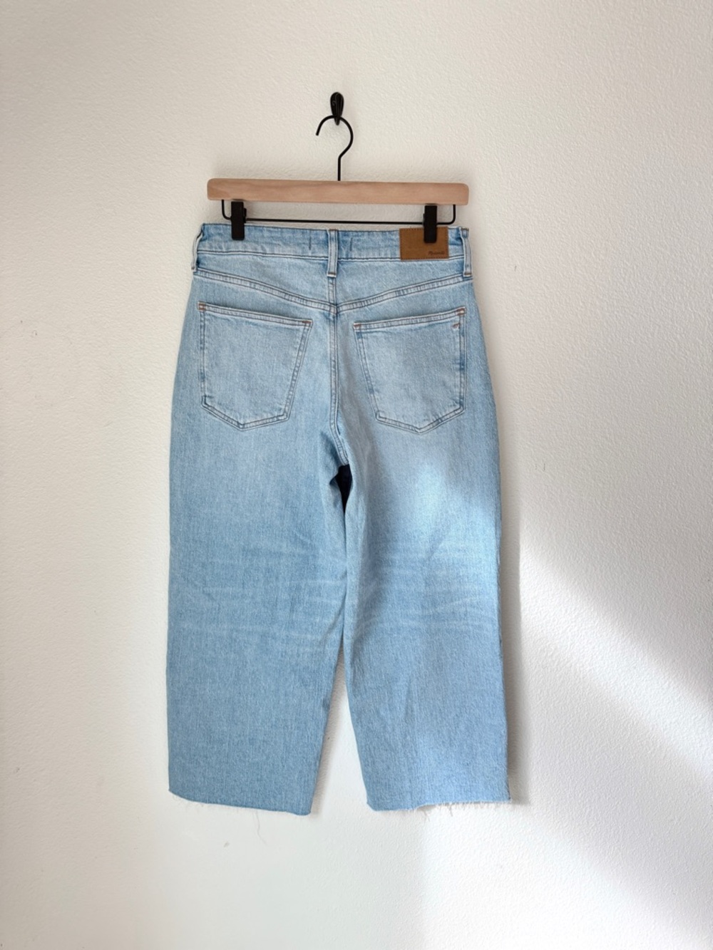 Madewell The Petite Curvy Perfect Vintage Wide-Leg Crop Jean - Altoona Wash- 28P - Picture 3 of 9